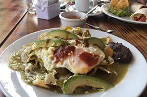 plate of chilaquiles
